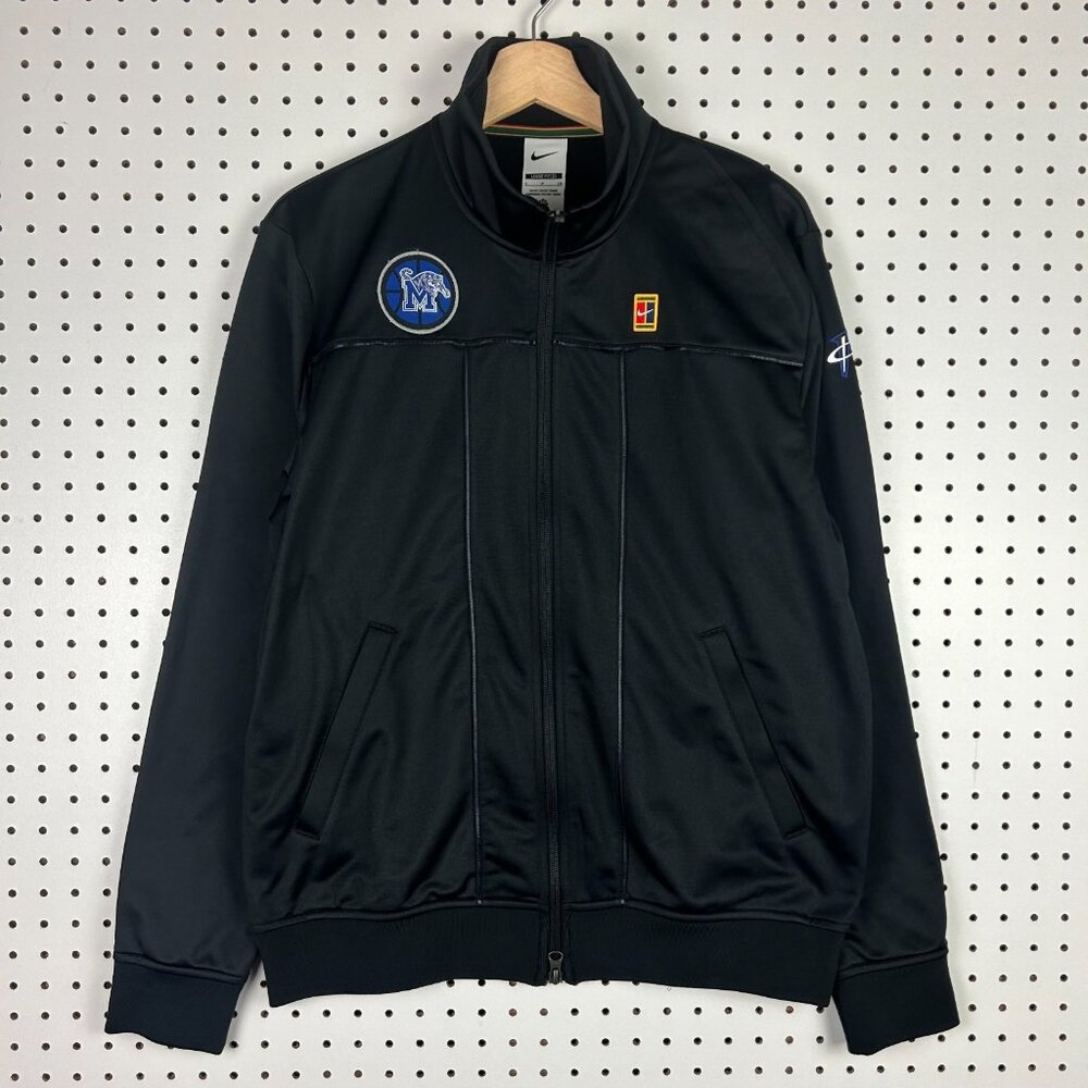 Nike 1 Cent Memphis Tigers Jacket Small Black Full Zip Basketball Penny Hardaway